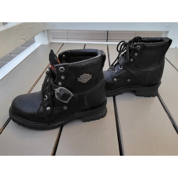 Harley Davidson Leather Motorcycle boots Unisex Men or woman main image 4
